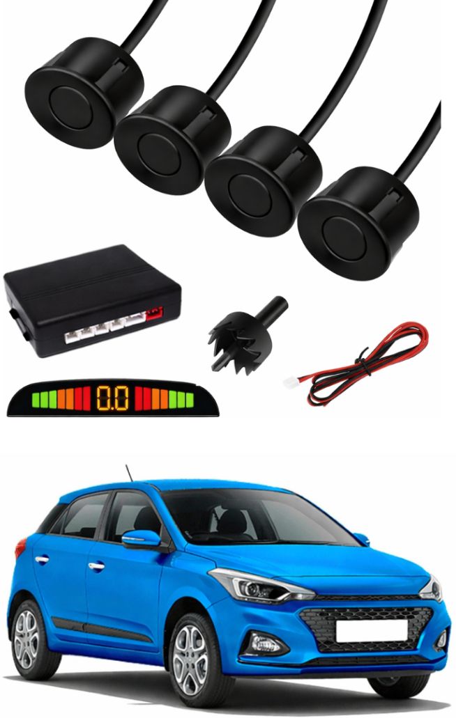 drivexpert Black Car Parking Sensor K112 Car Black Parking Reverse Sensors For Hyundai Elite i20 Parking Sensor-picture-10