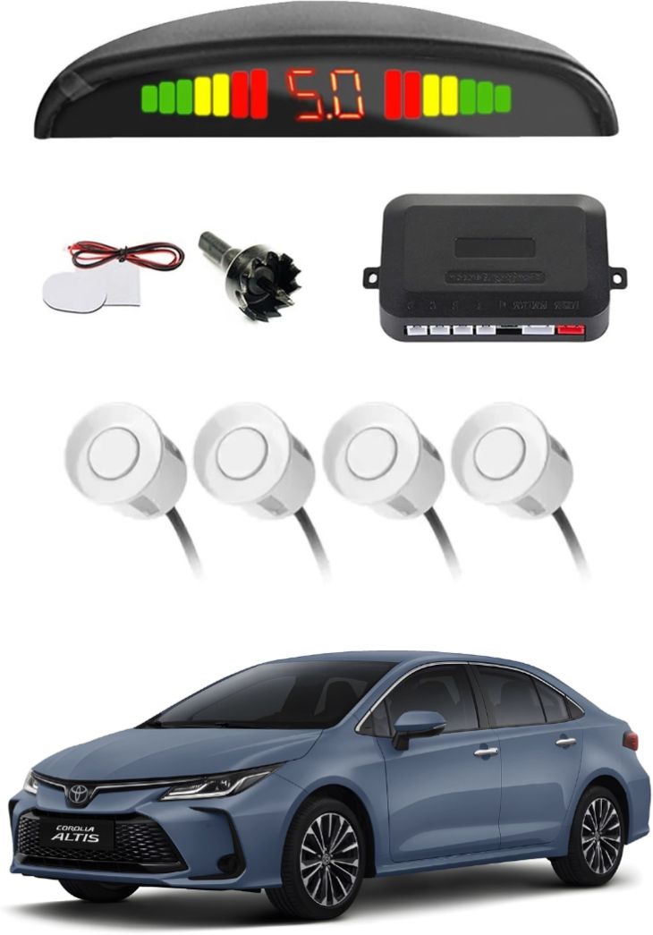 Car Parking Sensor White D92 Car Safety System White Color Parking Sensor Parking Sensor-image-7