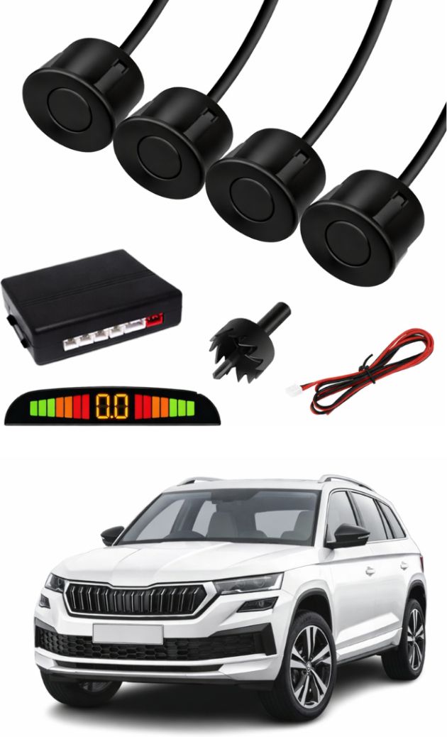 drivexpert Black Car Parking Sensor J91 Car Black Parking Reverse Sensors For Skoda Kylaq Parking Sensor-picture-12