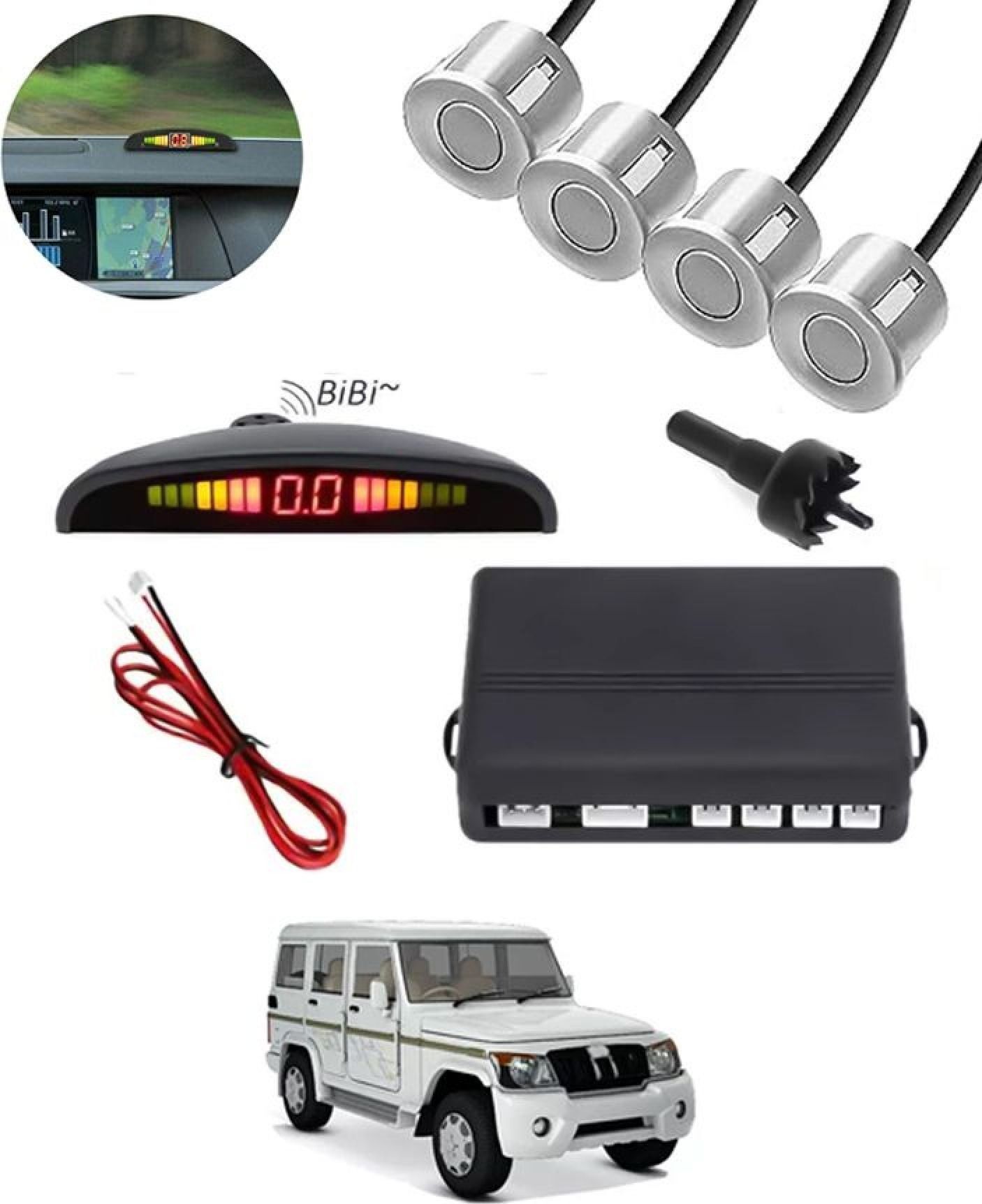 Universal 4 Silver Reverse Parking Sensor-AF25N240 Universal 4 Silver Reverse Parking Sensor-AF25N240 Parking Sensor-image-42