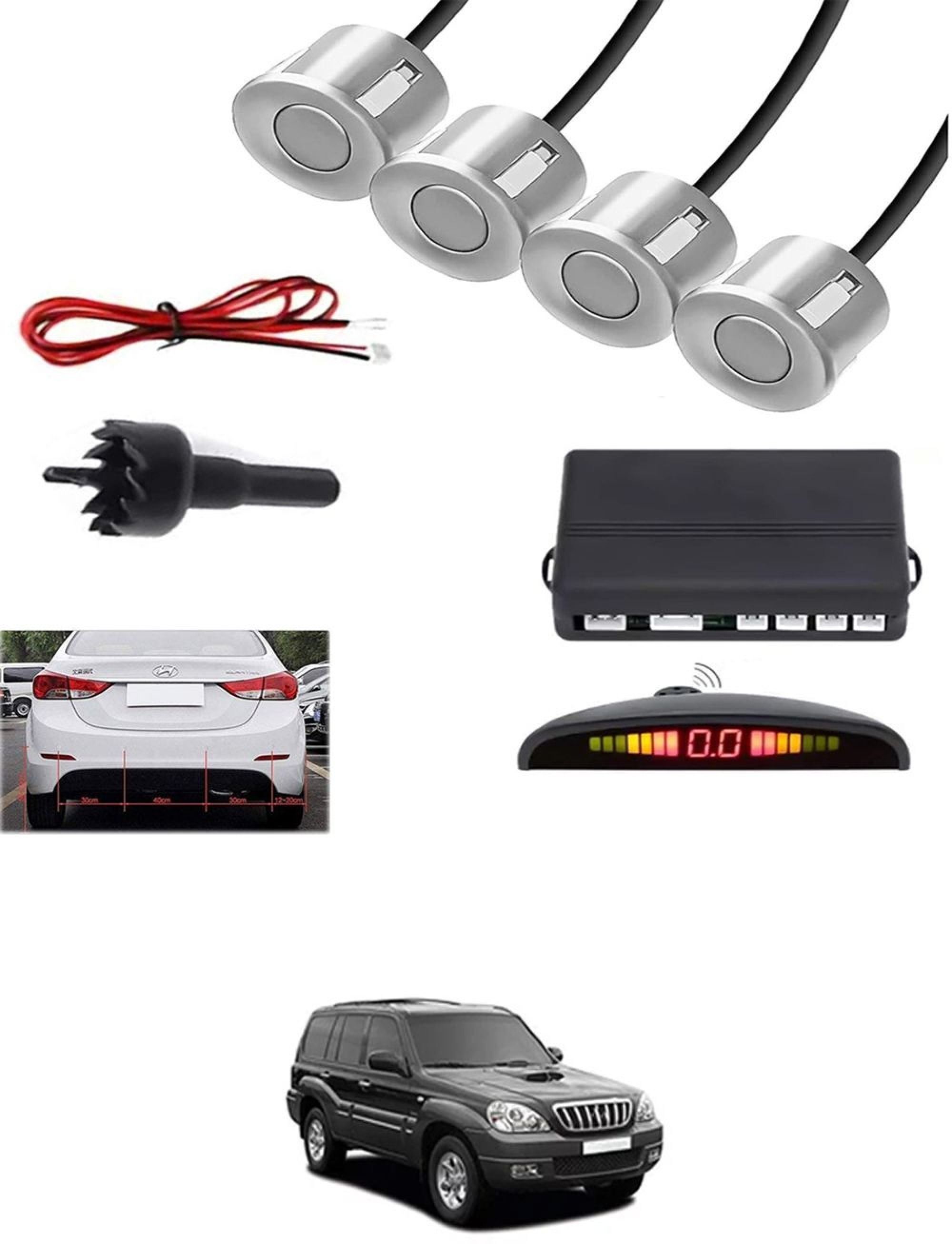 Universal 4 Silver Reverse Parking Sensor-AF25A622 Universal 4 Silver Reverse Parking Sensor-AF25A622 Parking Sensor-image-48