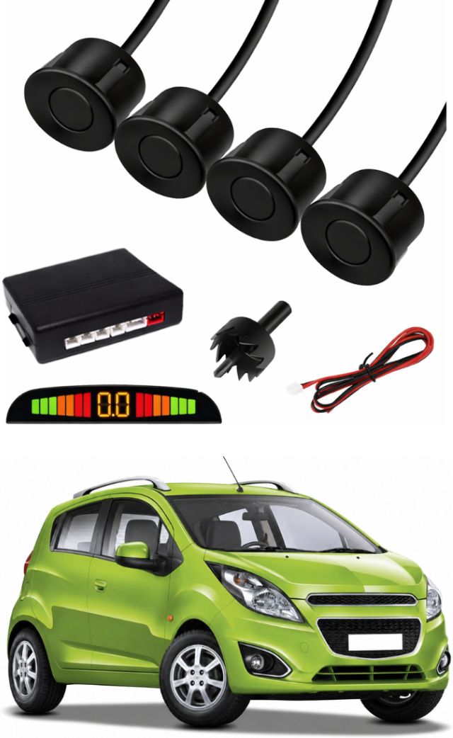 Black Car Parking Sensor D132 Car Black Parking Reverse Sensors For Beat Set of 4 Pcs Parking Sensor-image-13