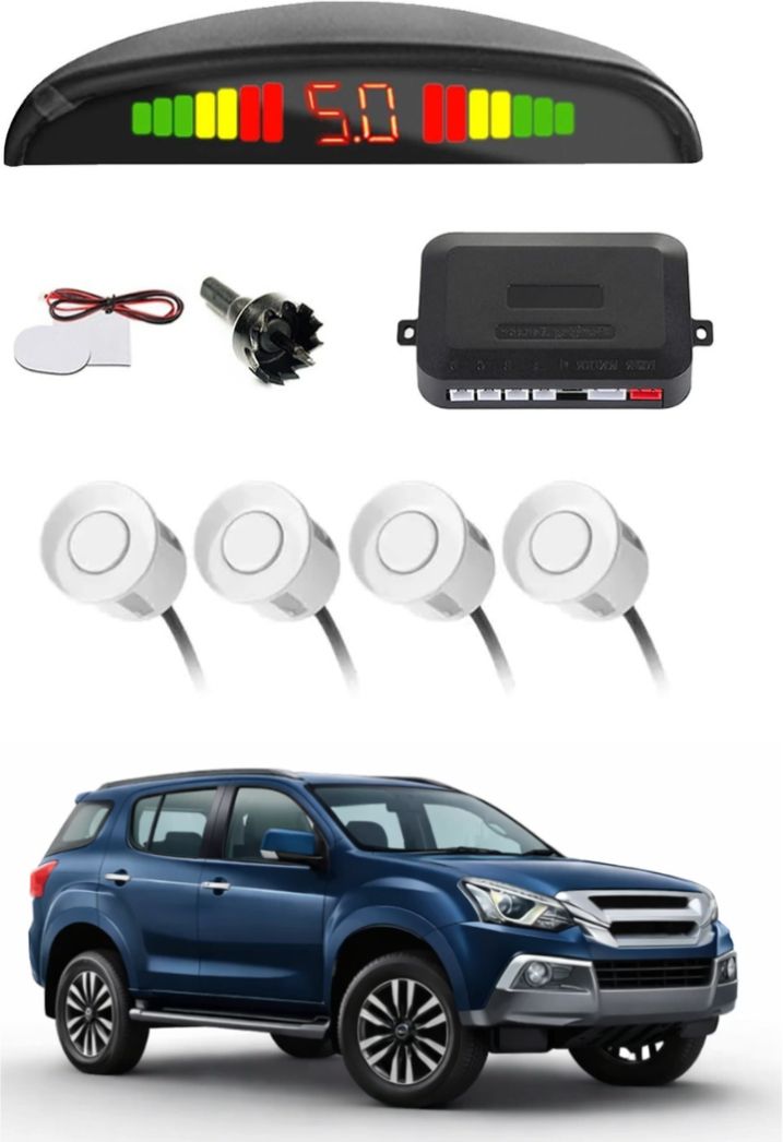 White Car Parking Sensor F28 Car White Parking Reverse Sensors For Isuzu MU-X Set of 4 Pcs Parking Sensor-image-32