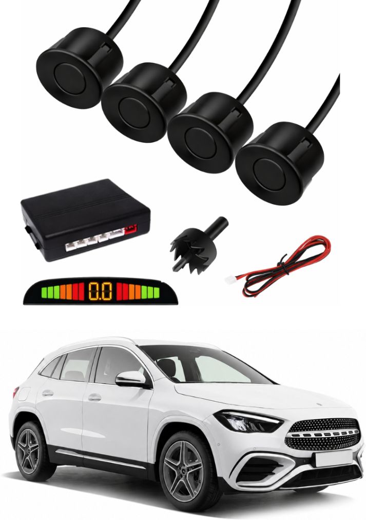 drivexpert Latest Black Car Parking Sensor K86 Car Black Parking Reverse Sensors Set of 4 Parking Sensor-picture-38