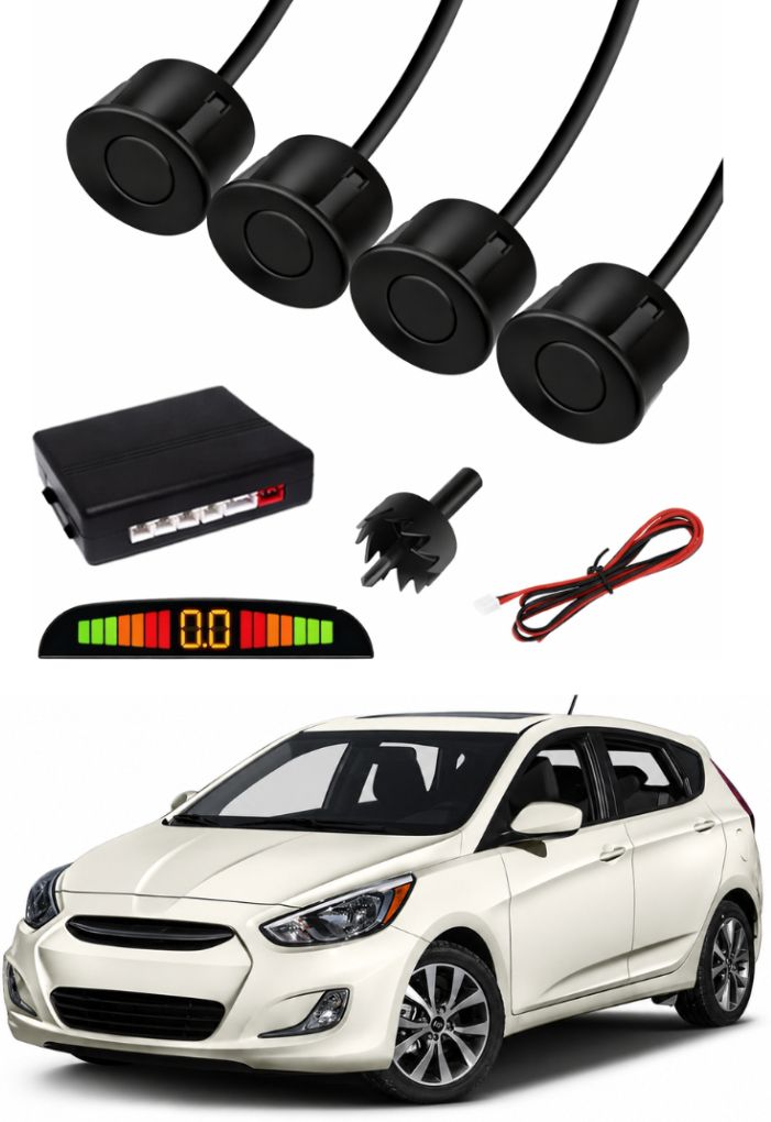 drivexpert Black Car Parking Sensor K129 Car Black Parking Reverse Sensors For Hyundai Accent Parking Sensor-picture-11