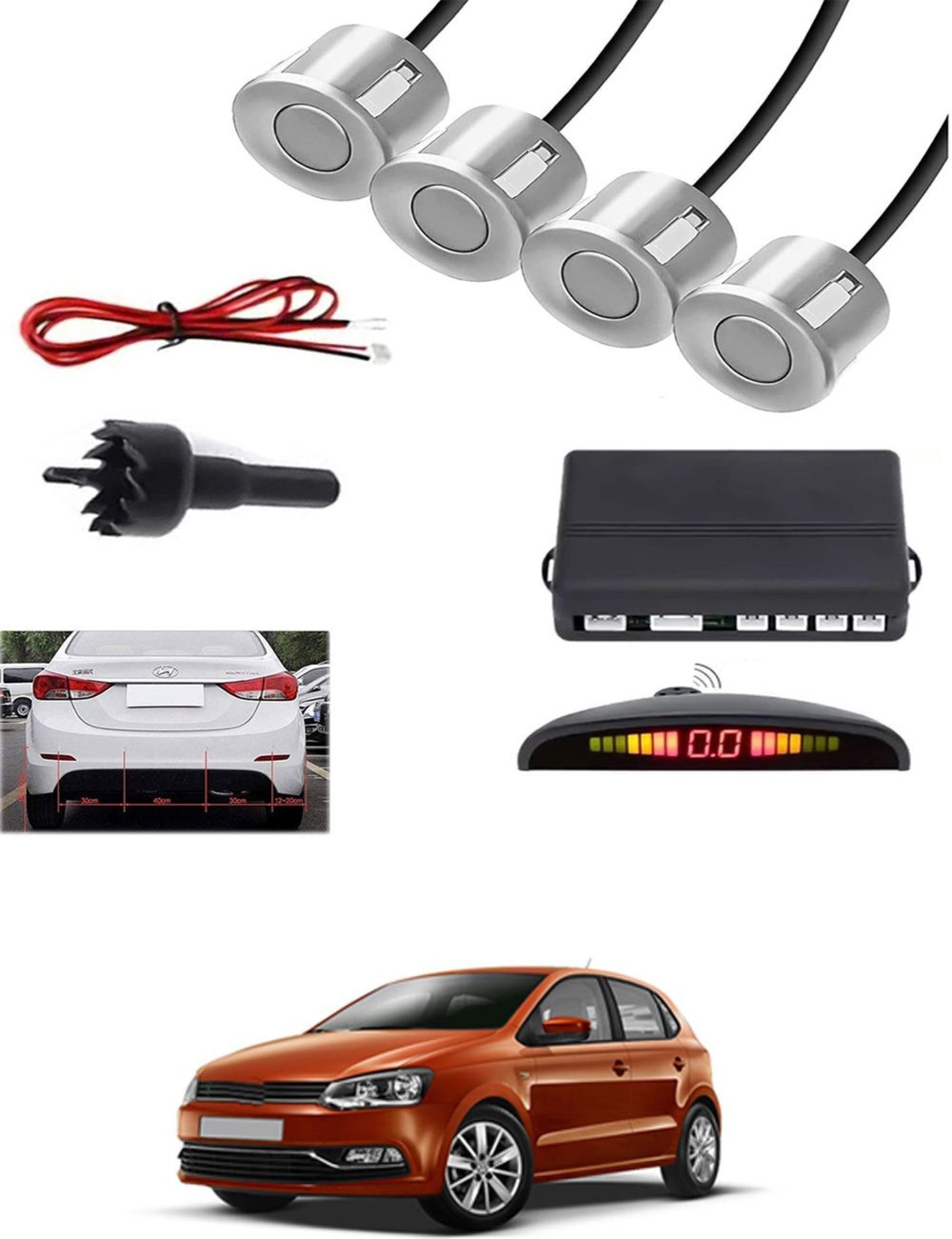 aarsh biker New-P_Universal 4 Silver Reverse Parking Sensor-AF25A940 New-P_Universal 4 Silver Reverse Parking Sensor-AF25A940 Parking Sensor-picture-22