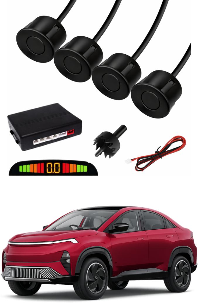 Black Car Parking Sensor K177 Car Black Parking Sensors For Tata Curvv EV Parking Sensor-image-32