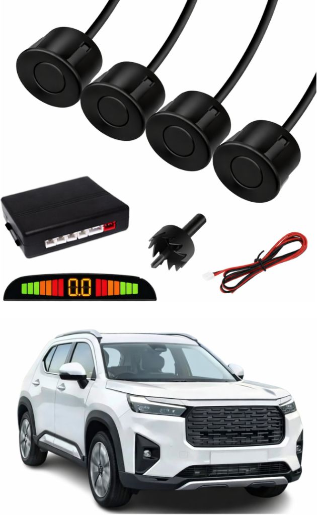 Black Car Parking Sensor D86 Car Black Parking Reverse Sensors For Honda Elevate Set of 4 Pcs Parking Sensor-image-37