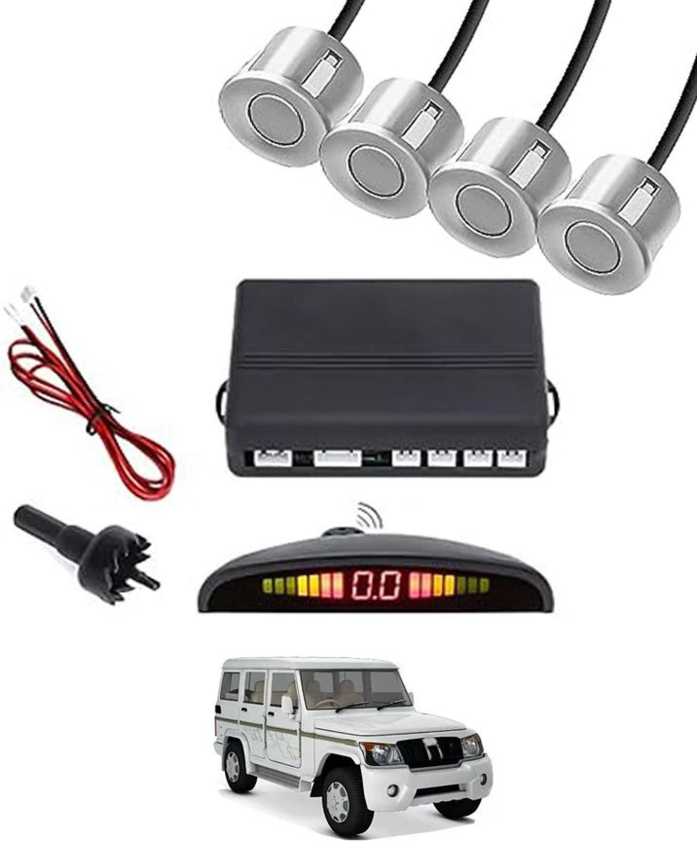 aarsh stores NW_Universal 4 Silver Reverse Parking Sensor-AF25N723 NW_Universal 4 Silver Reverse Parking Sensor-AF25N723 Parking Sensor-picture-24