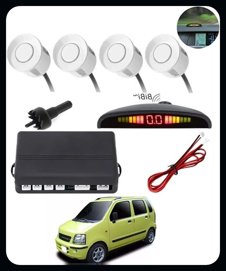 arsh stores NS- 4 White Reverse Parking Sensor-AP25B403 NS- 4 White Reverse Parking Sensor-AP25B403 Parking Sensor-picture-20