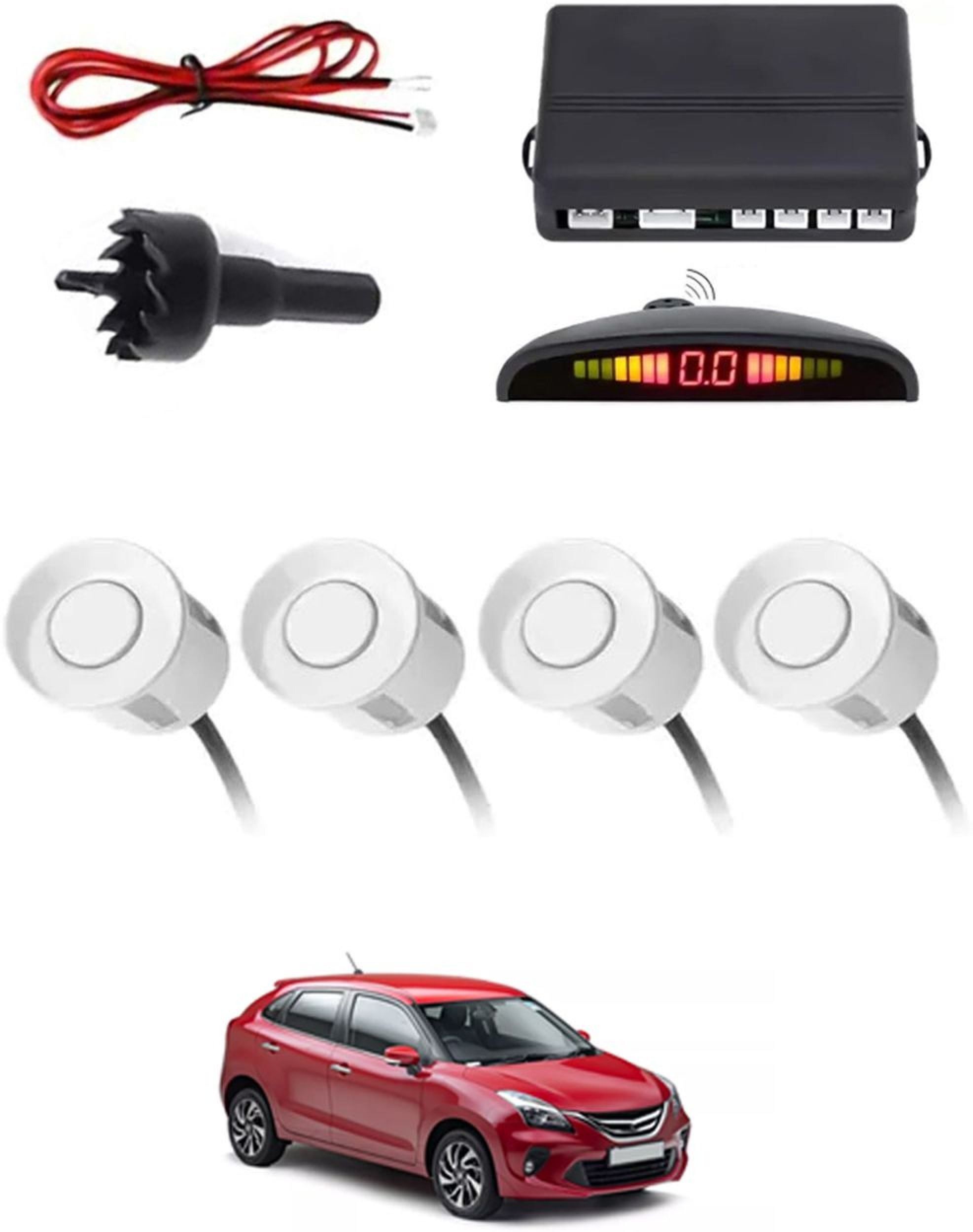 Universal 4 White Reverse Parking Sensor-AF25N982 Universal 4 White Reverse Parking Sensor-AF25N982 Parking Sensor-image-6