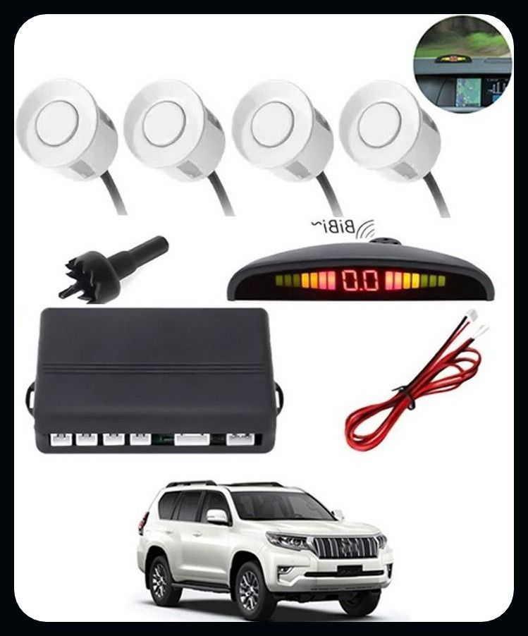 arsh stores NS- 4 White Reverse Parking Sensor-AP25A682 NS- 4 White Reverse Parking Sensor-AP25A682 Parking Sensor-picture-27
