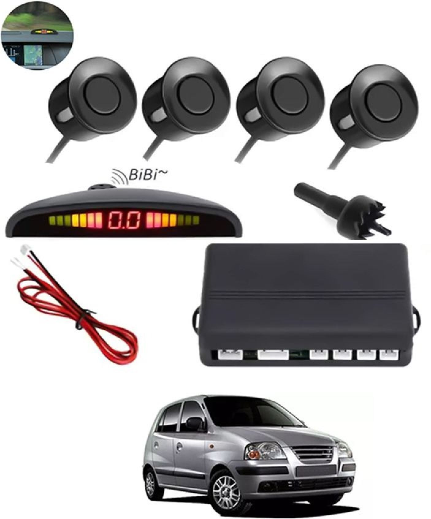 aarsh store Universal 4 Black Reverse Parking Sensor-AF25N472 Universal 4 Black Reverse Parking Sensor-AF25N472 Parking Sensor-picture-19