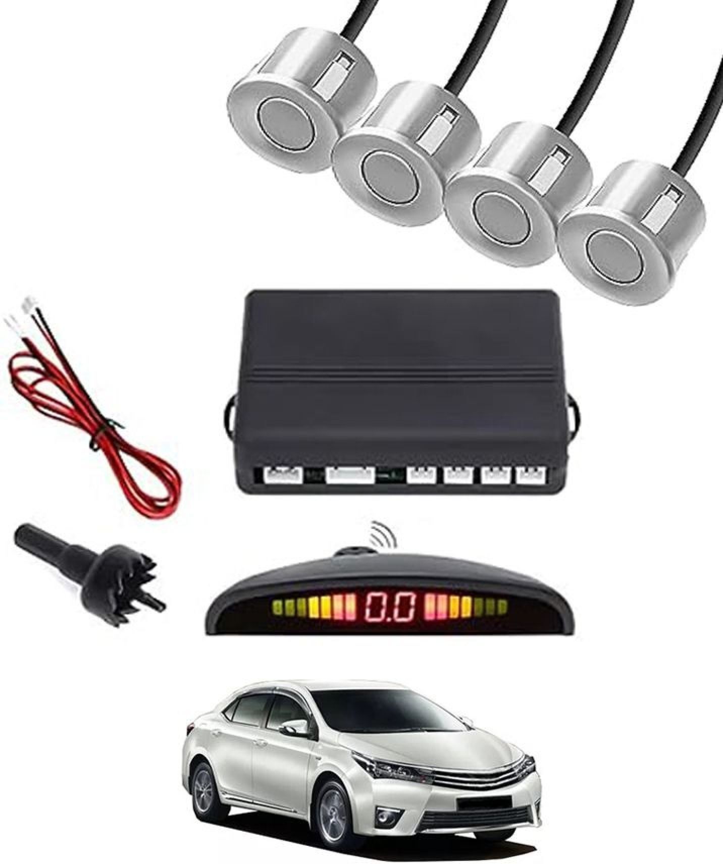 aarsh stores NW_Universal 4 Silver Reverse Parking Sensor-AF25A555 NW_Universal 4 Silver Reverse Parking Sensor-AF25A555 Parking Sensor-picture-25