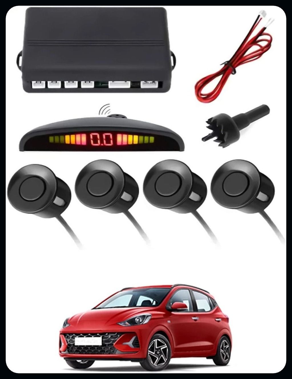 aarsh trading AK- 4 Black Reverse Parking SeAPor-AP25B366 S- 4 Black Reverse Parking Sensor-AP25B366 Parking Sensor-picture-28