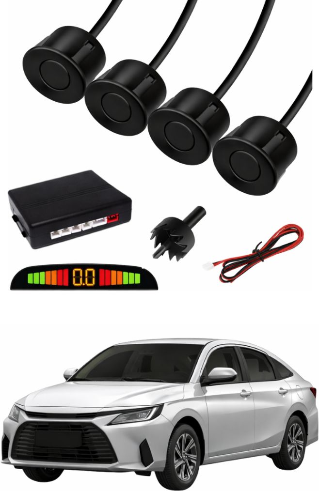 drivexpert Black Car Parking Sensor J165 Car Black Parking Reverse Sensors For Toyota Yaris Parking Sensor-picture-16