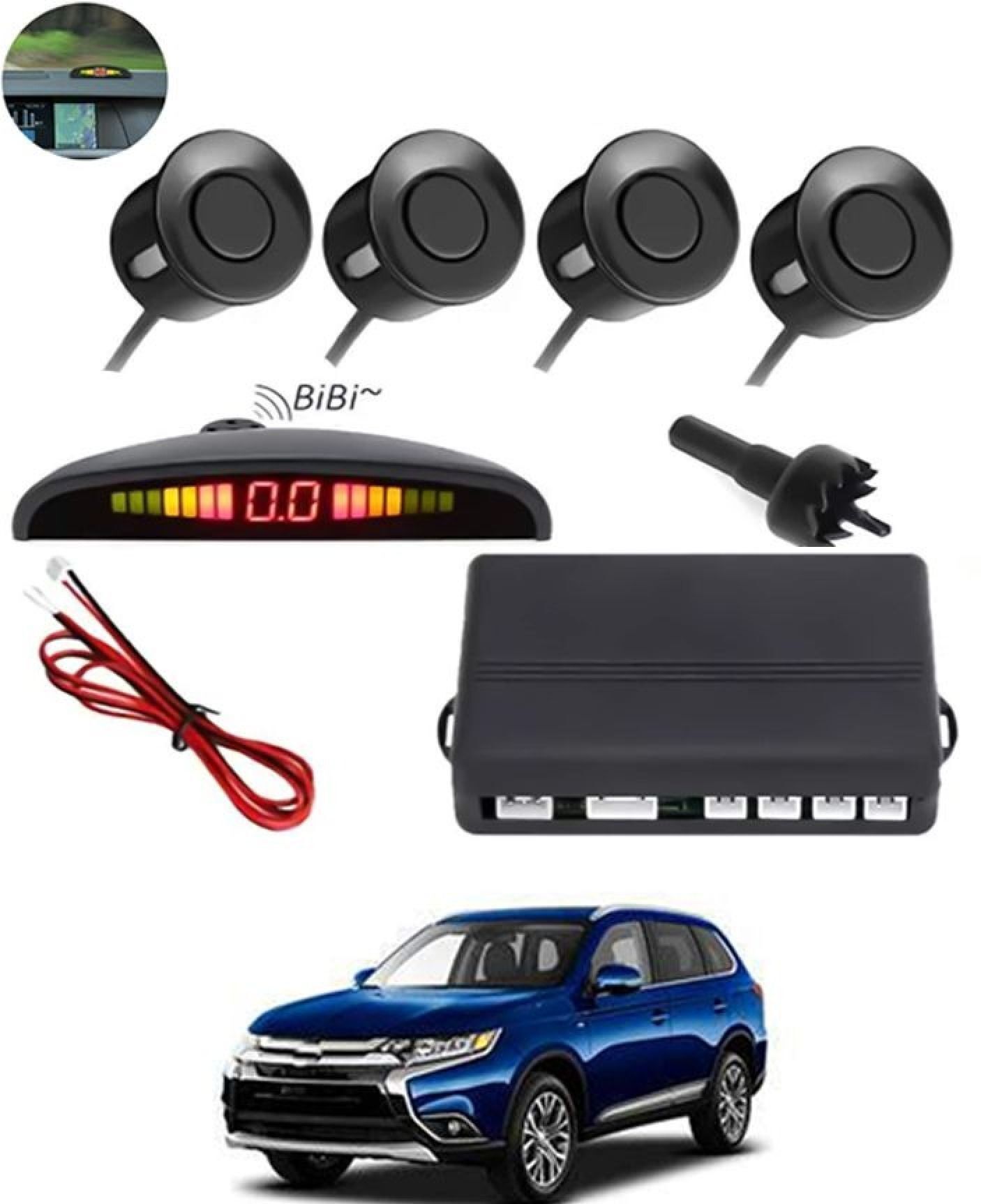 aarsh creation Universal 4 Black Reverse Parking Sensor-AF25B139 P_Universal 4 Black Reverse Parking Sensor-AF25B139 Parking Sensor-picture-27