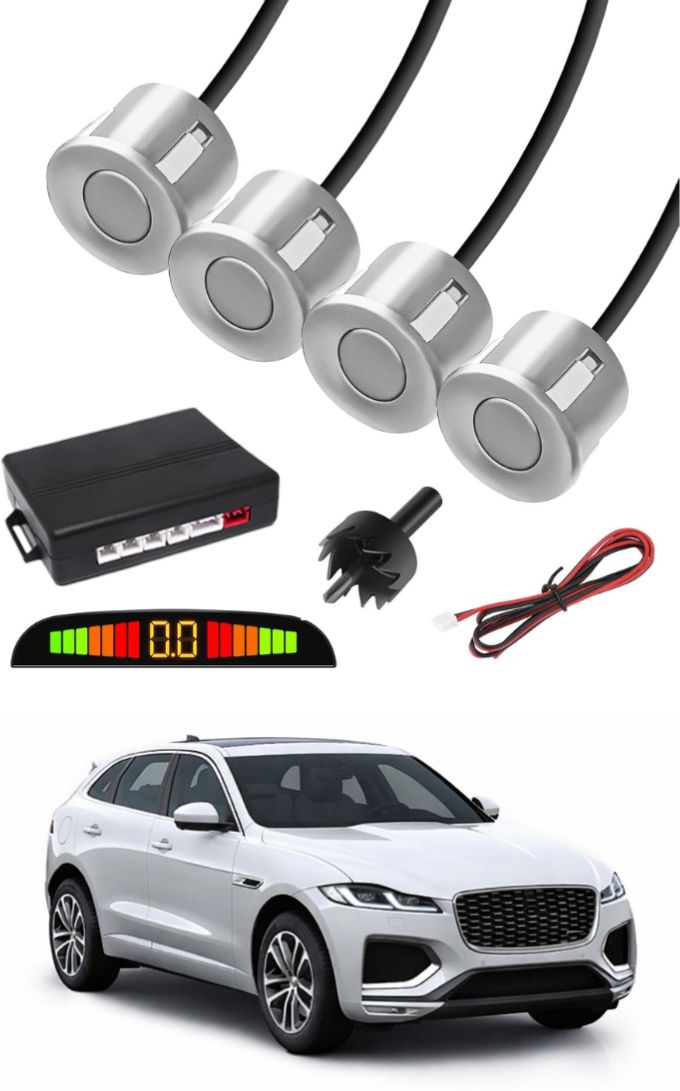 Silver Car Parking Sensor D125 Car Silver Parking Reverse Sensors For Mercedes GLA Set of 4 Pcs Parking Sensor-image-3