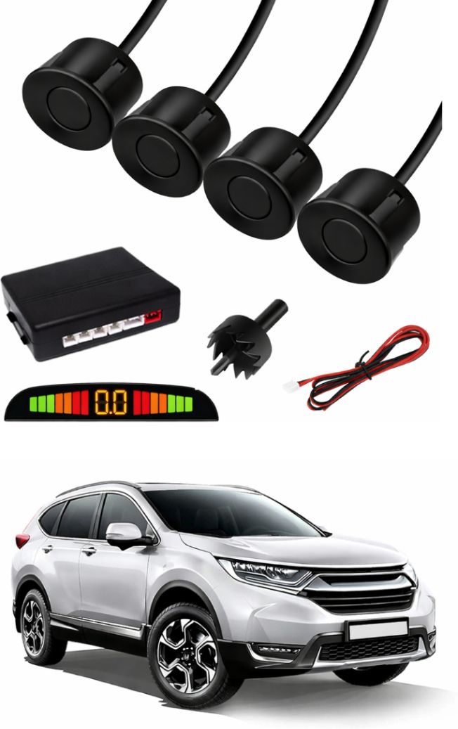 Black Car Parking Sensor B109 Car Black Parking Reverse Sensors For Honda CR-V Set of 4 Pcs Parking Sensor-image-16