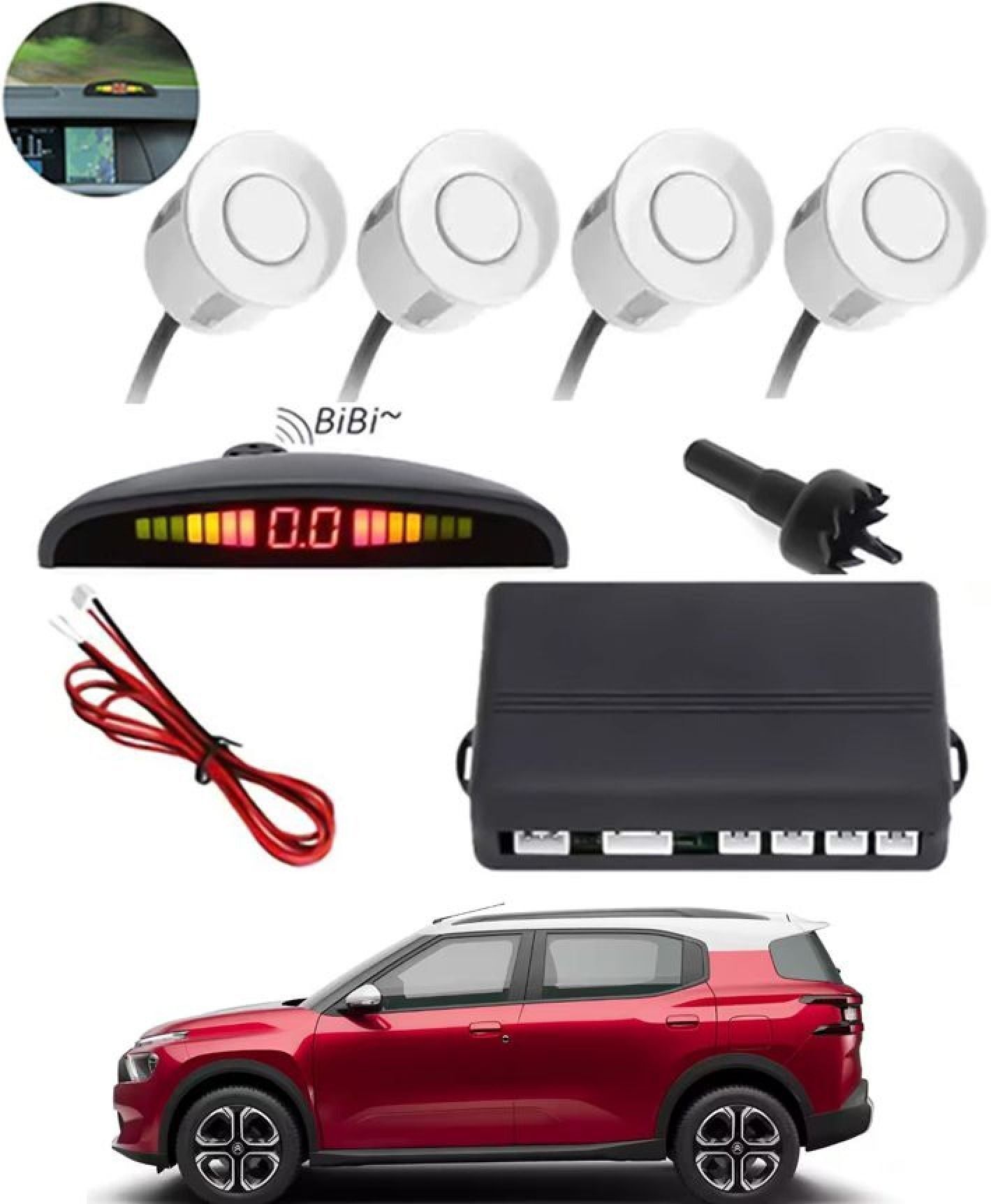 nw_universal 4 white reverse parking sensor-af25n249 np_universal 4 white reverse parking sensor-af25n249 parking sensor