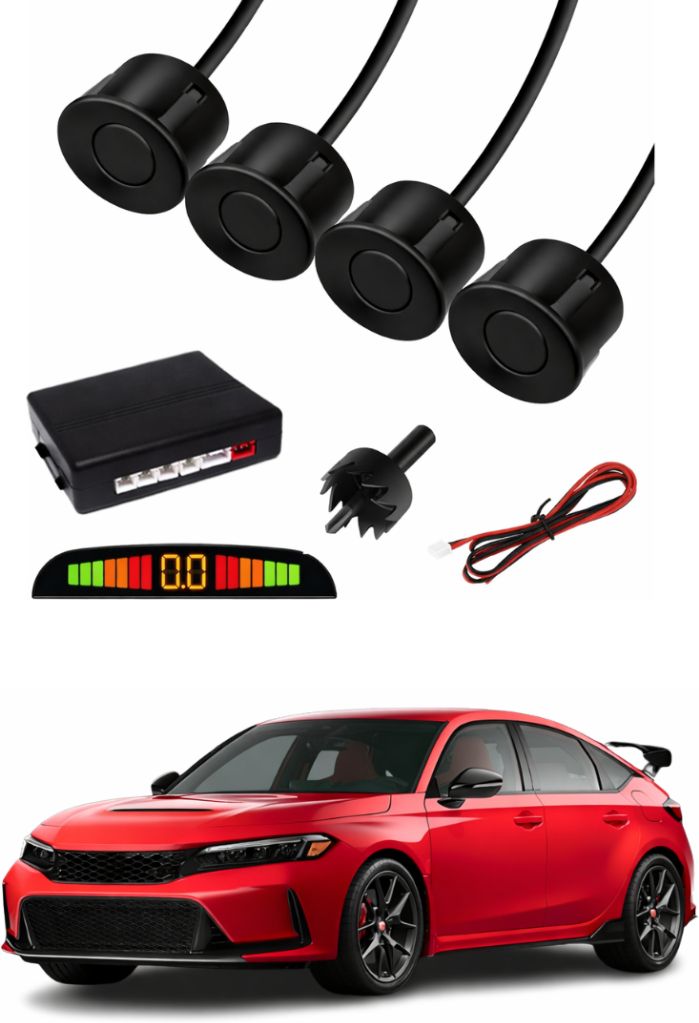 drivexpert Black Car Parking Sensor L104 Car Black Parking Reverse Sensors For Honda Civic Parking Sensor-picture-42