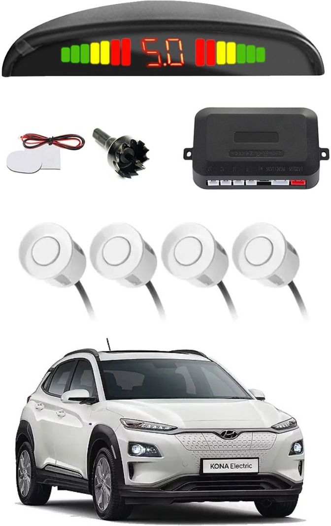drivexpert Car Parking Sensor White A169 Car Safety System White Color Parking Sensor Parking Sensor-picture-12
