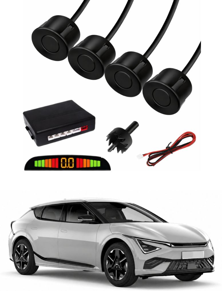 drivexpert Latest Black Car Parking Sensor K68 Car Black Parking Reverse Sensors Set of 4 Parking Sensor-picture-49