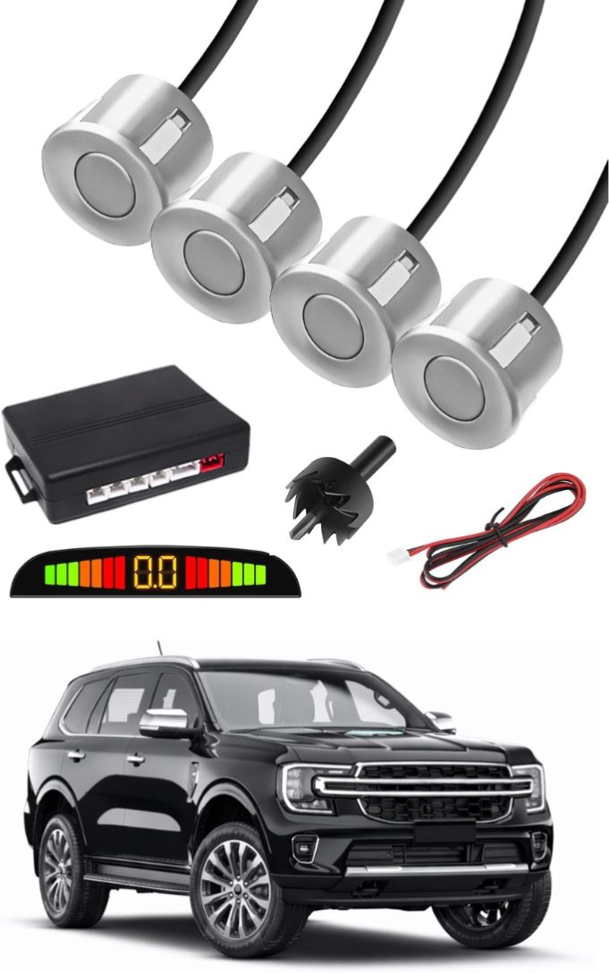 Silver Car Parking Sensor C113 Car Silver Parking Reverse Sensors For Ford Endeavour Set of 4 Pcs Parking Sensor-image-21