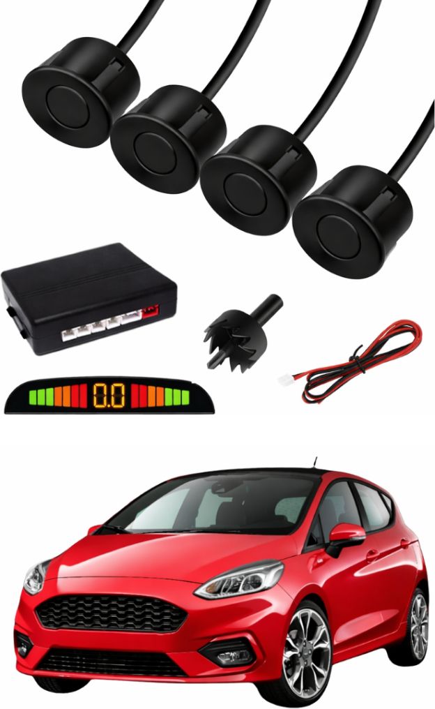 drivexpert Latest Black Car Parking Sensor K118 Car Black Parking Reverse Sensors Set of 4 Parking Sensor-picture-32