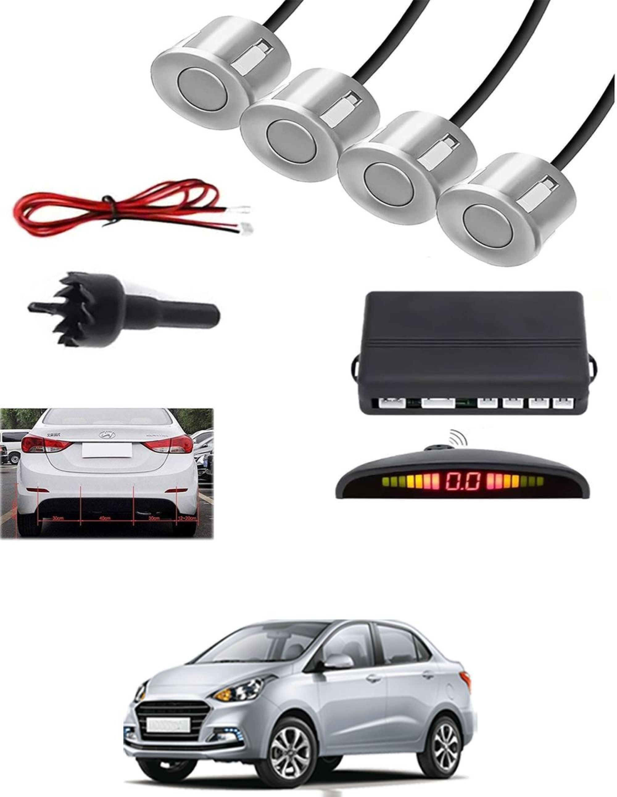 aarsh creation Universal 4 Silver Reverse Parking Sensor-AF25A798 P_Universal 4 Silver Reverse Parking Sensor-AF25A798 Parking Sensor-picture-32