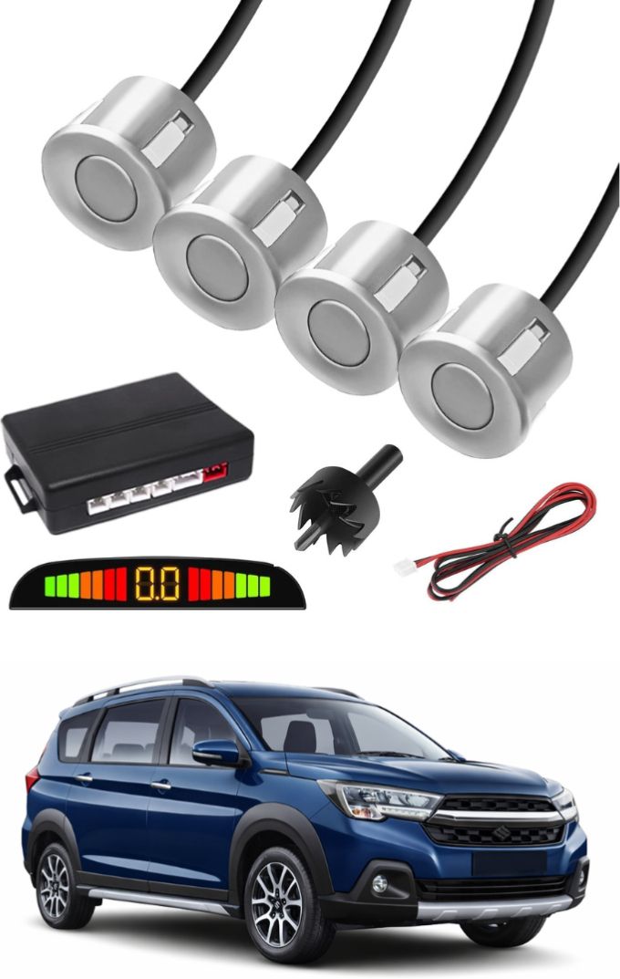 markoplus Silver Car Parking Sensor C16 Car Silver Parking Reverse Sensors For Maruti Suzuki XL6 Set of 4 Pcs Parking Sensor-picture-29