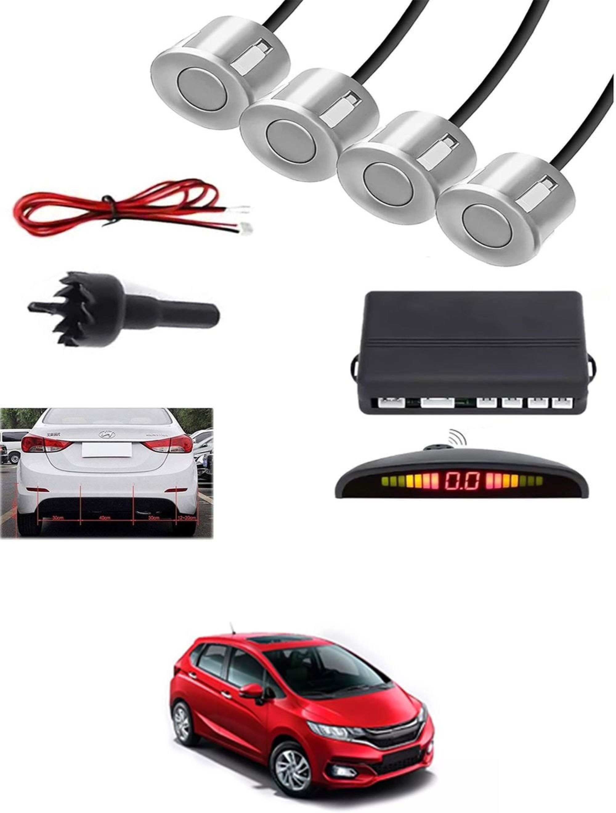 aarsh stores NW_Universal 4 Silver Reverse Parking Sensor-AF25A524 NW_Universal 4 Silver Reverse Parking Sensor-AF25A524 Parking Sensor-picture-45