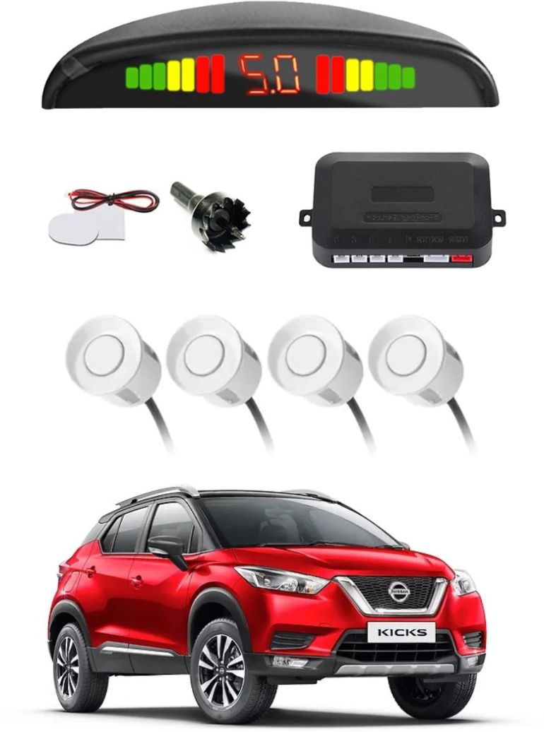 Parking Sensor Car White D145 Car Safety System White Color Parking Sensor Parking Sensor-image-40