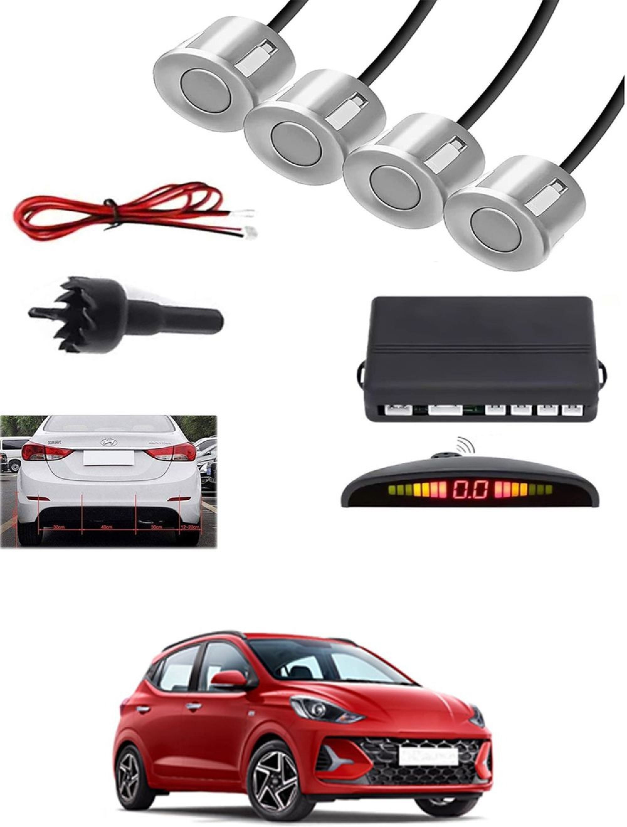 aarsh creation Universal 4 Silver Reverse Parking Sensor-AF25N888 P_Universal 4 Silver Reverse Parking Sensor-AF25N888 Parking Sensor-picture-25
