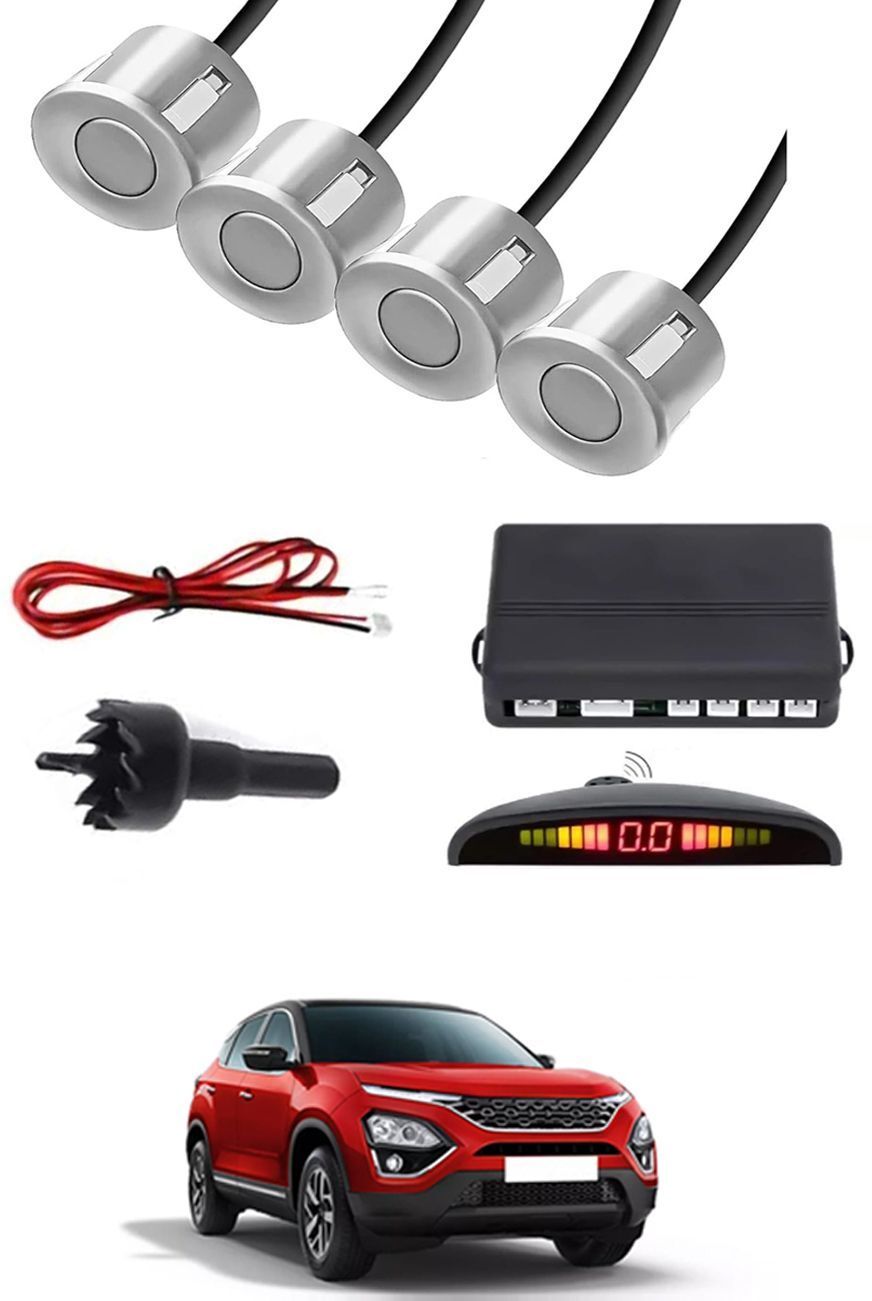 zplus Universal 4 Silver Reverse Parking Sensor With LED Display For Cars-133 Safety of Passengers/Car One Alarm Kit-1129 Parking Sensor-picture-23