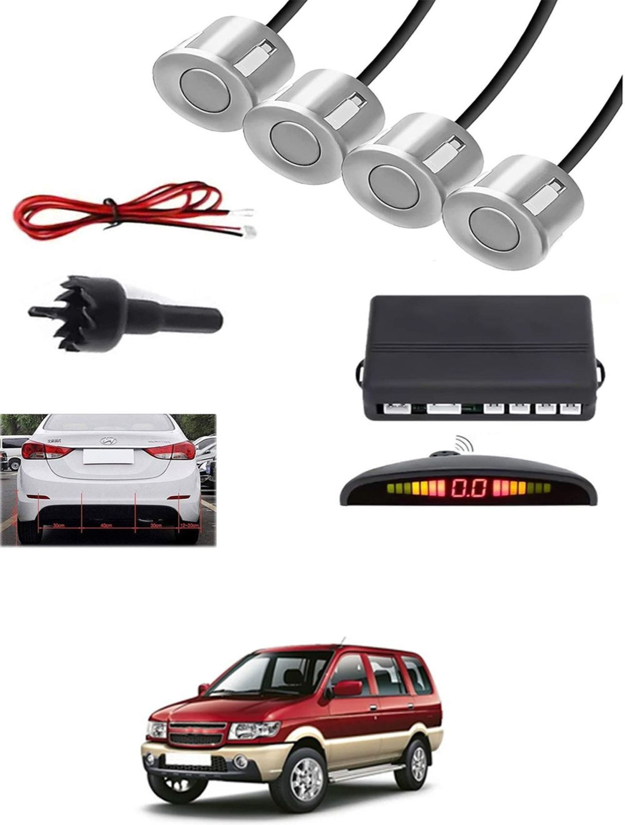 aarsh creations NW_Universal 4 Silver Reverse Parking Sensor-AF25A319 NP_Universal 4 Silver Reverse Parking Sensor-AF25A319 Parking Sensor-picture-20