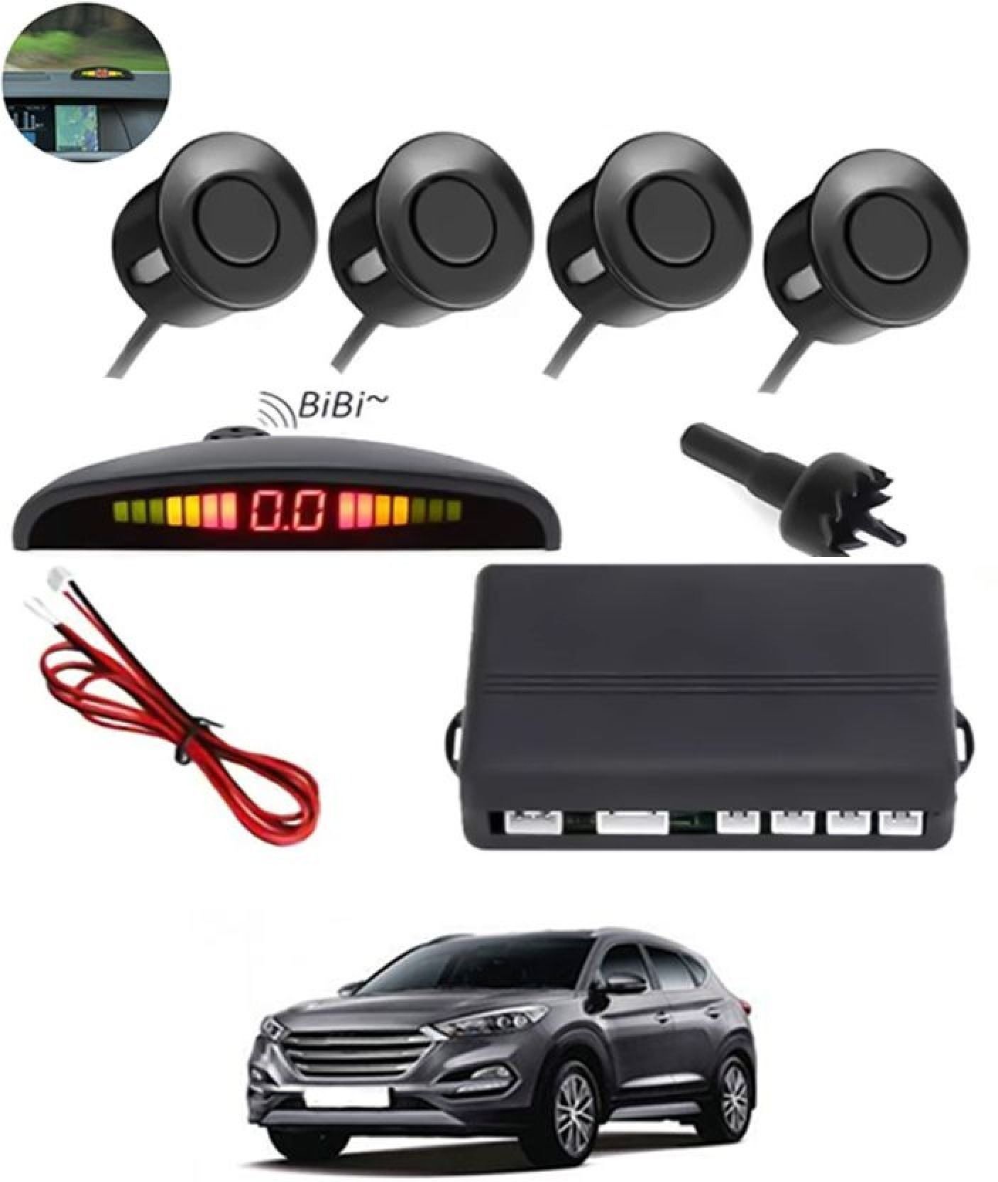 aarsh stores NW_Universal 4 Black Reverse Parking Sensor-AF25A729 NW_Universal 4 Black Reverse Parking Sensor-AF25A729 Parking Sensor-picture-16
