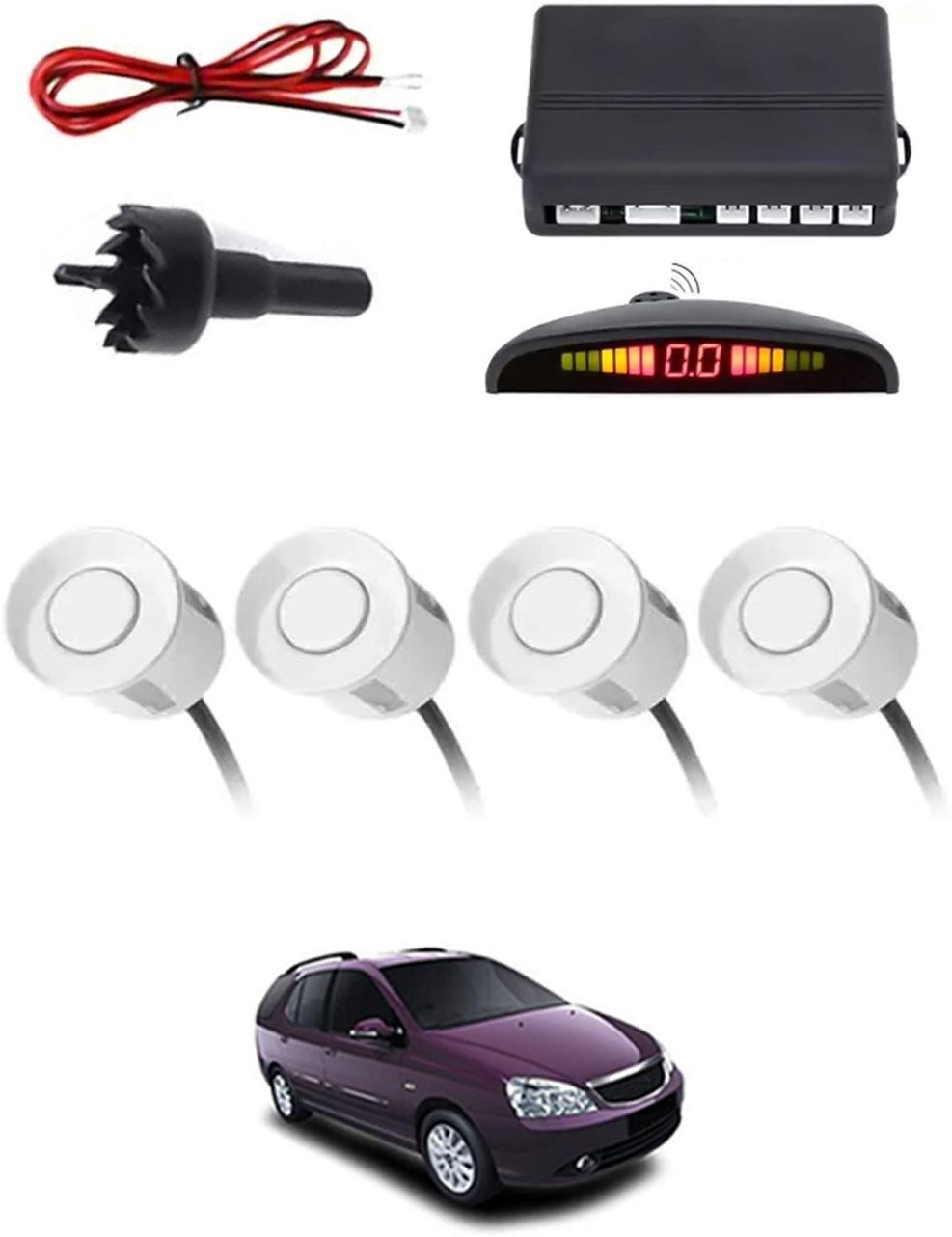 Universal 4 White Reverse Parking Sensor-AF25B311 Universal 4 White Reverse Parking Sensor-AF25B311 Parking Sensor-image-39