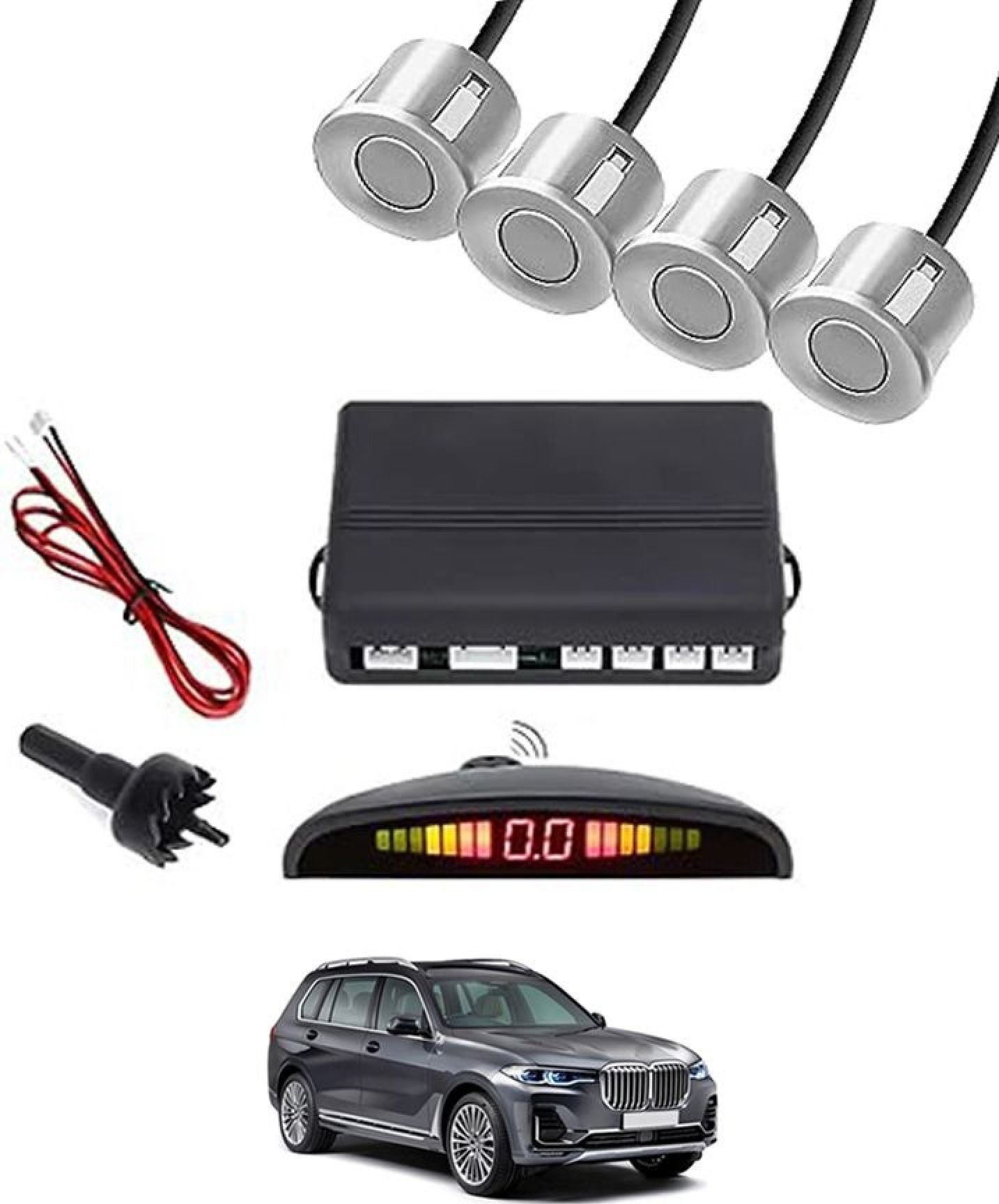 aarsh creations NW_Universal 4 Silver Reverse Parking Sensor-AF25N961 NP_Universal 4 Silver Reverse Parking Sensor-AF25N961 Parking Sensor-picture-20
