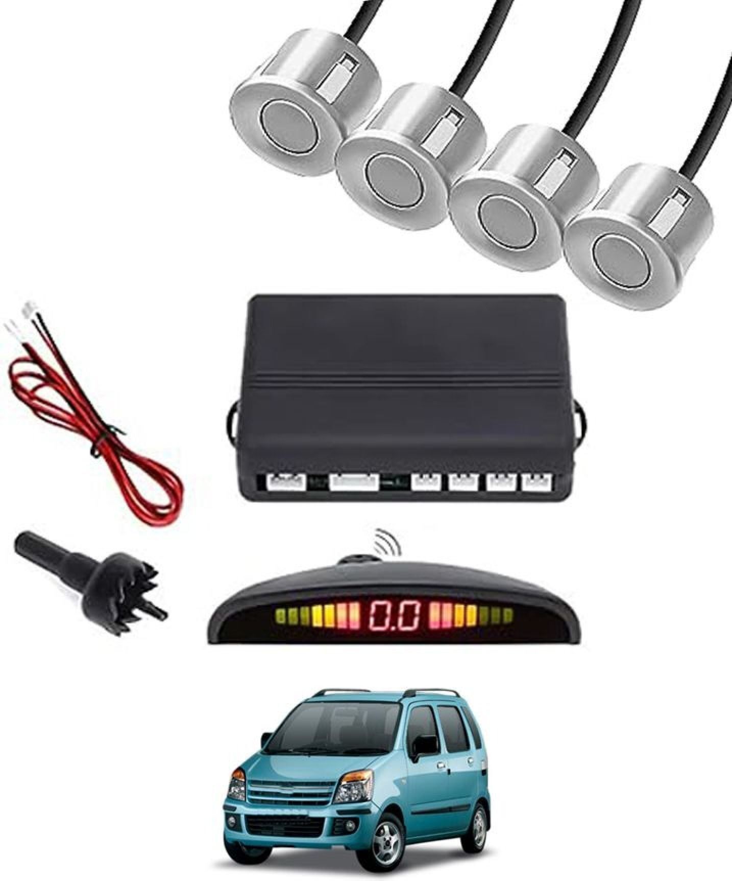 aarsh creation Universal 4 Silver Reverse Parking Sensor-AF25A57 P_Universal 4 Silver Reverse Parking Sensor-AF25A57 Parking Sensor-picture-19