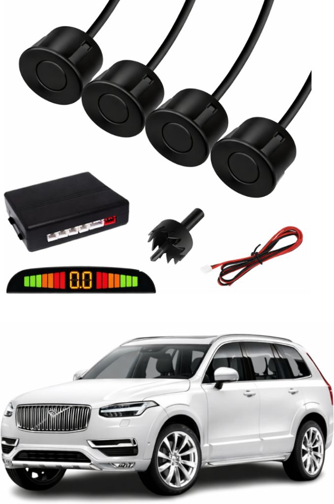 Black Car Parking Sensor F40 Car Black Parking Reverse Sensors For Volvo XC90 Set of 4 Pcs Parking Sensor-image-22