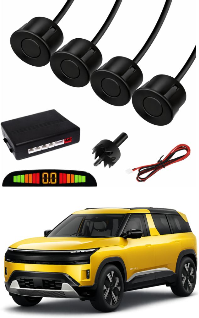 drivexpert Latest Black Car Parking Sensor K179 Car Black Parking Reverse Sensors Set of 4 Parking Sensor-picture-36