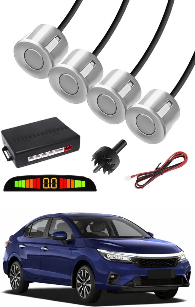 Silver Car Parking Sensor C35 Car Silver Parking Reverse Sensors For Hyundai Venue N Line Set of 4 Pcs Parking Sensor-image-18