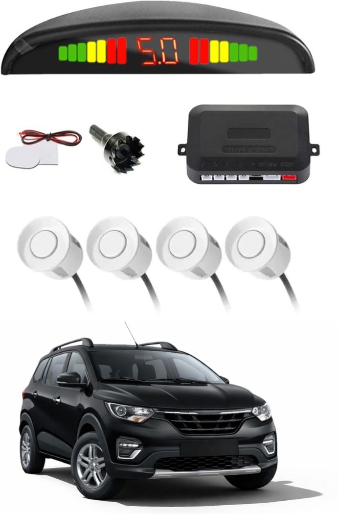 White Car Parking Sensor C17 Car White Parking Reverse Sensors For Renault Tribers Set of 4 Pcs Parking Sensor-image-14