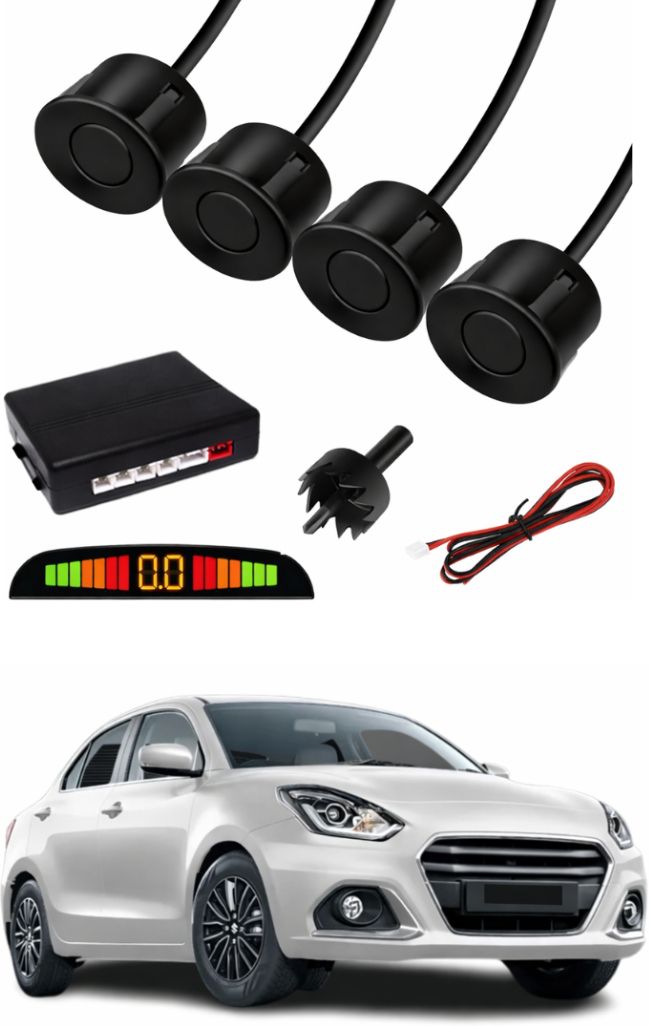 drivexpert Black Car Parking Sensor J14 Car Black Parking Reverse Sensors For Maruti Suzuki Dzire Parking Sensor-picture-33