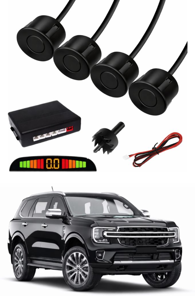 Black Car Parking Sensor D113 Car Black Parking Reverse Sensors For Ford Endeavour Set of 4 Pcs Parking Sensor-image-4