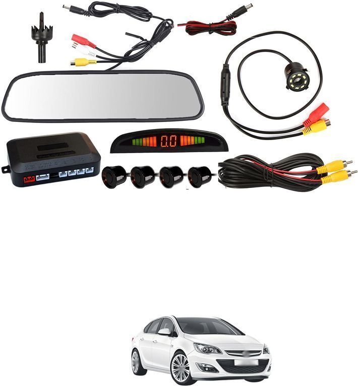 LCD 4.3 Screen 4pc Car Parking Sensor Monitor Kit With Reverse Camera Sg190 LCD 4.3 Screen 4pc Car Parking Sensor Monitor Kit With Reverse Camera Sg190 PQ Parking Sensor-image-20