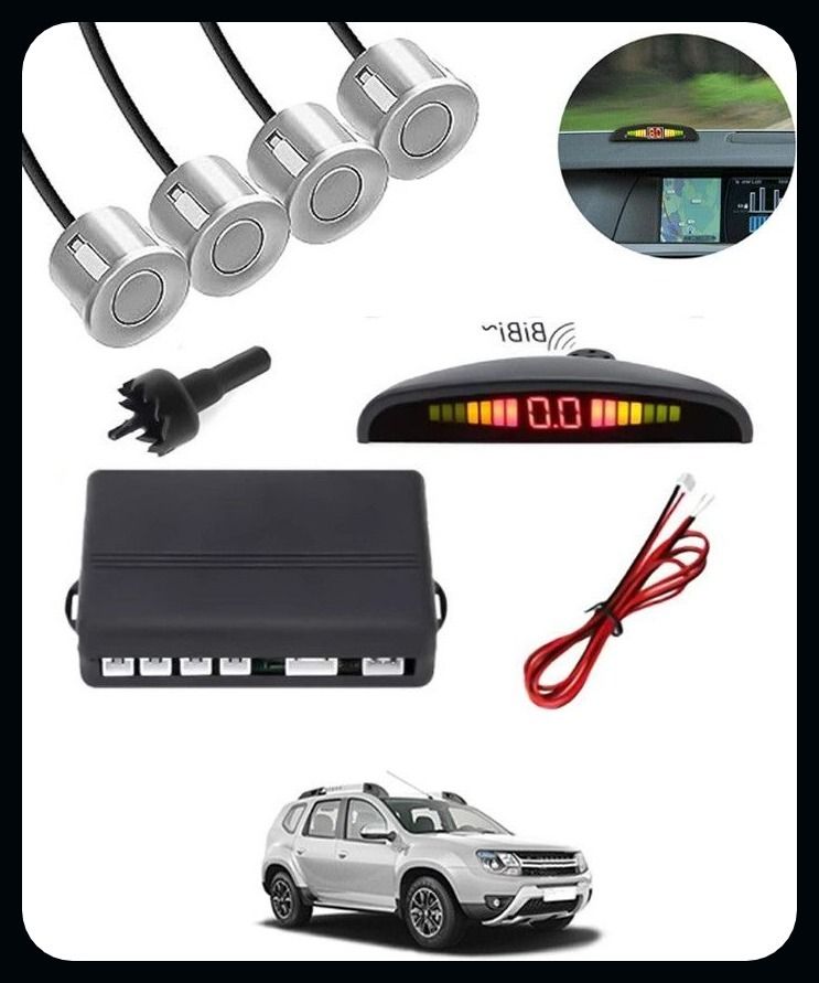 sb global Universal 4 Silver Reverse Parking Sensor-AP25A346 Universal 4 Silver Reverse Parking Sensor-AP25A346 Parking Sensor-picture-14