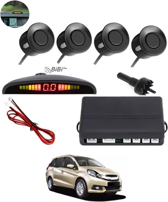 Universal Car Reverse Parking Black Sensor With Led Display ,Buzzer 188 4Parking Sensor Increased Safety For Passengers Black For Mobilio Parking Sensor-image-11