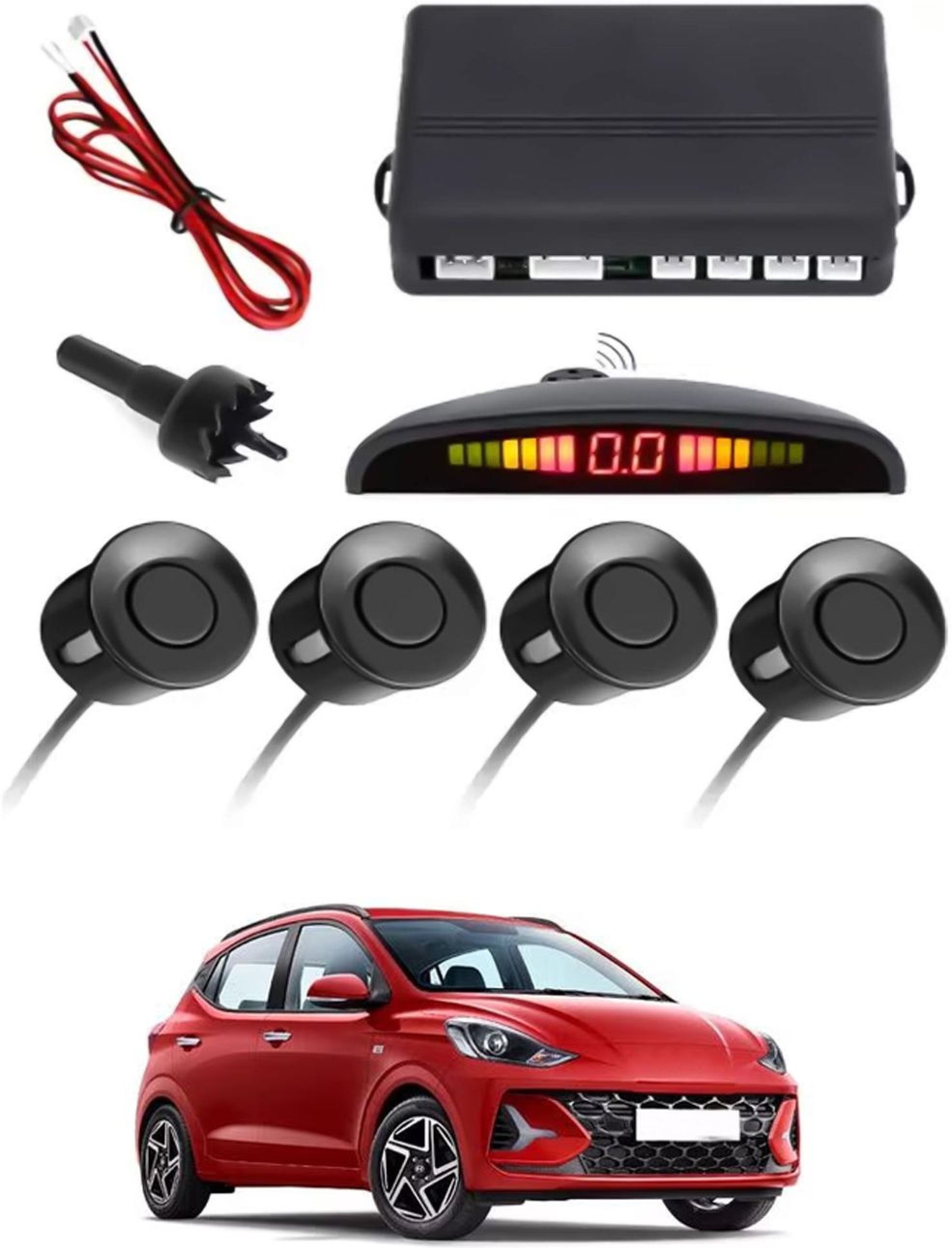 aarsh stores NW_Universal 4 Black Reverse Parking Sensor-AF25A769 NW_Universal 4 Black Reverse Parking Sensor-AF25A769 Parking Sensor-picture-29